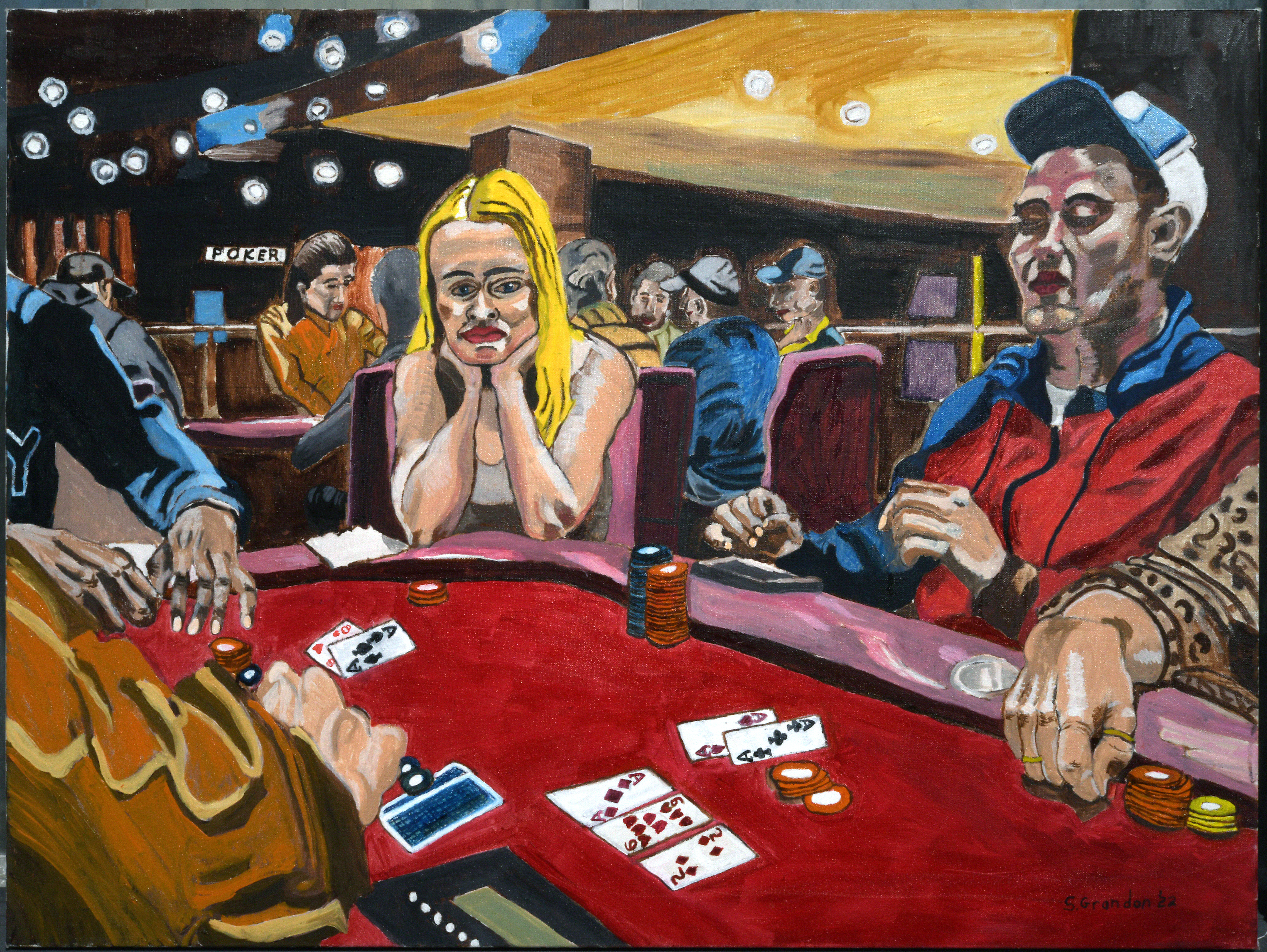 Eye-catching poker art that’s sure to raise the stakes on your walls!