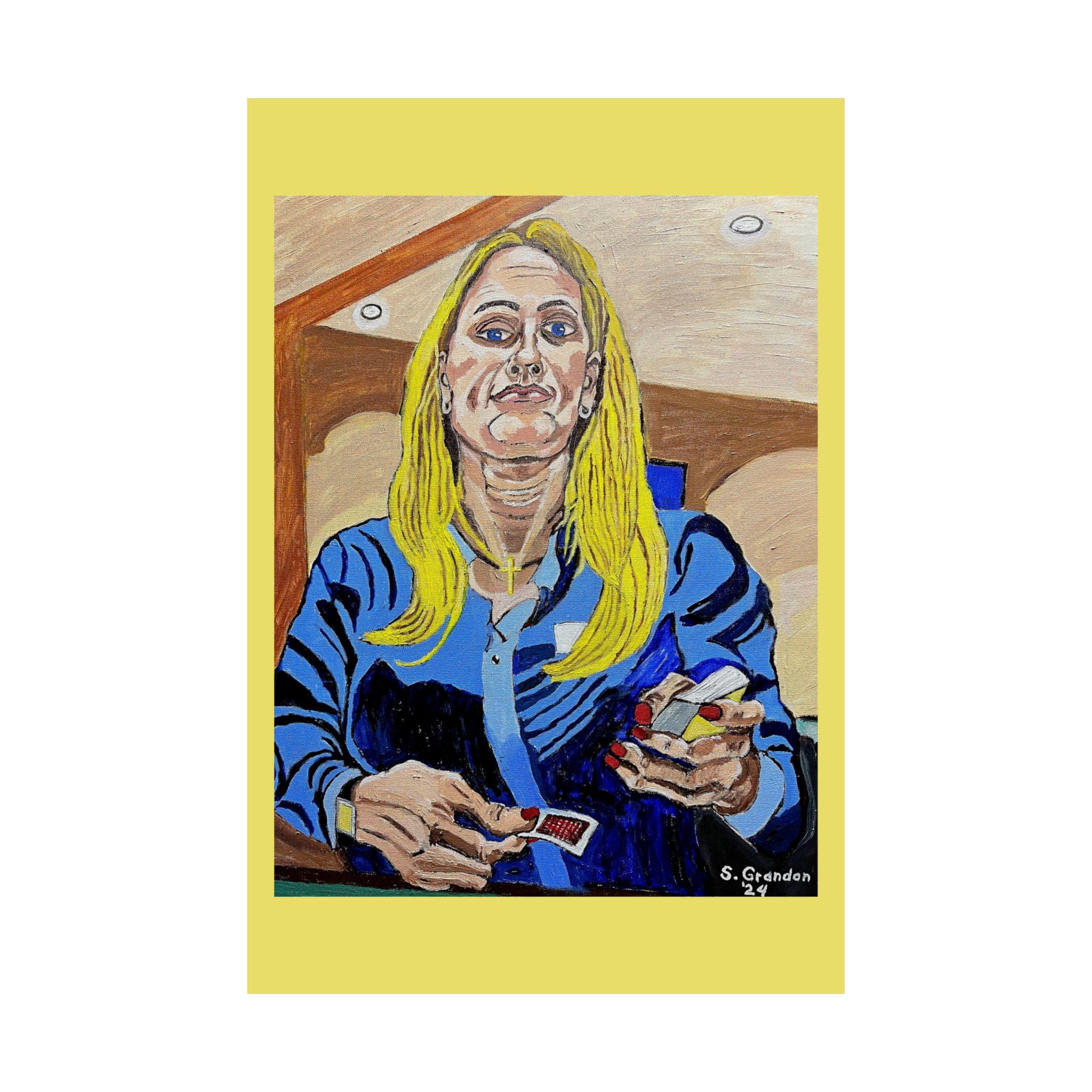 "The Dealer's Tell" Poker Art Poster – Premium Giclée Matte Print by Stanley Grandon | Archival Museum-Grade Casino Wall Decor - Image 18